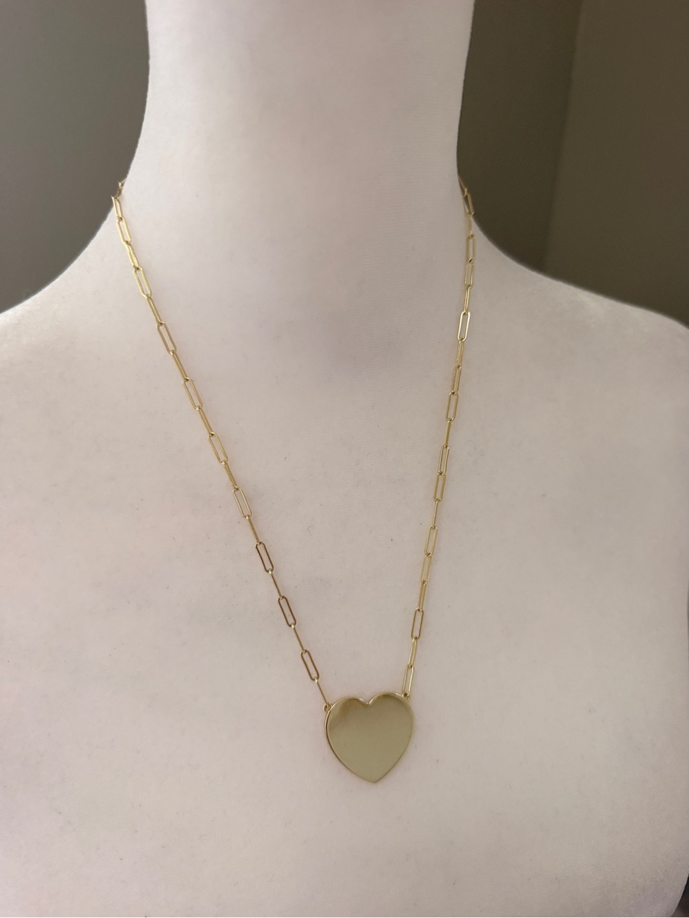Melinda Maria Gold Heart Pendant Necklace Women Jewelry - Picture 2 of 6